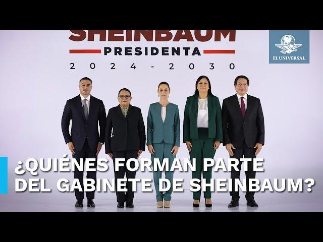 Claudia Sheinbaum da a conocer la tercera parte de su gabinete