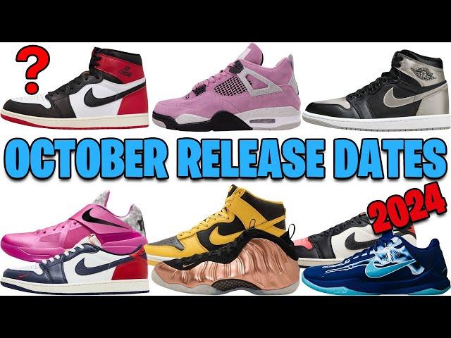 OCTOBER 2024 AIR JORDAN + NIKE SNEAKER RELEASE DATES 