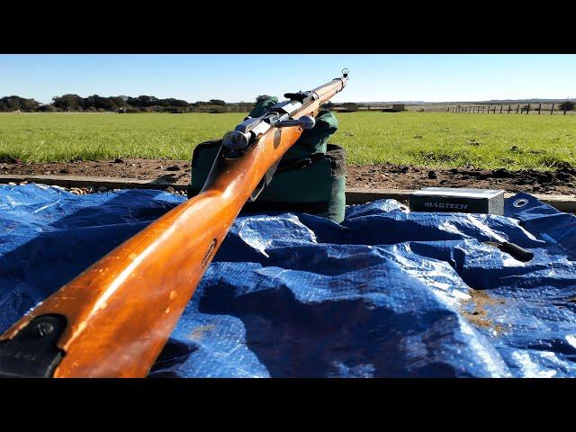 Day at the gun range shooting the Browning A-Bolt .308 & Mosin Nagant 91/30 (no commentary)