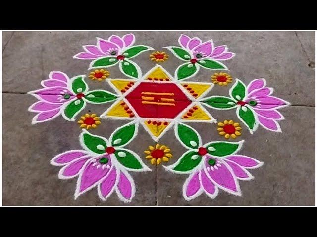 Pongal Special Rangoli Design 2025/ Margazhi / Rangoli / Kolam / Muggulu / New / Sashti Pooja / Easy