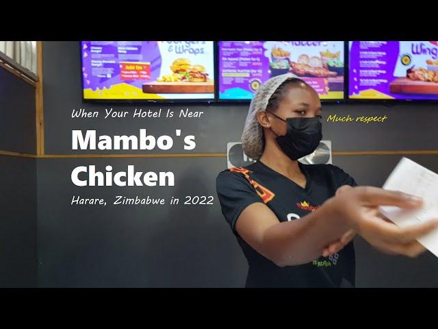 When Your Hotel Is Near Mambo's Chicken (Harare, Zimbabwe in 2022)