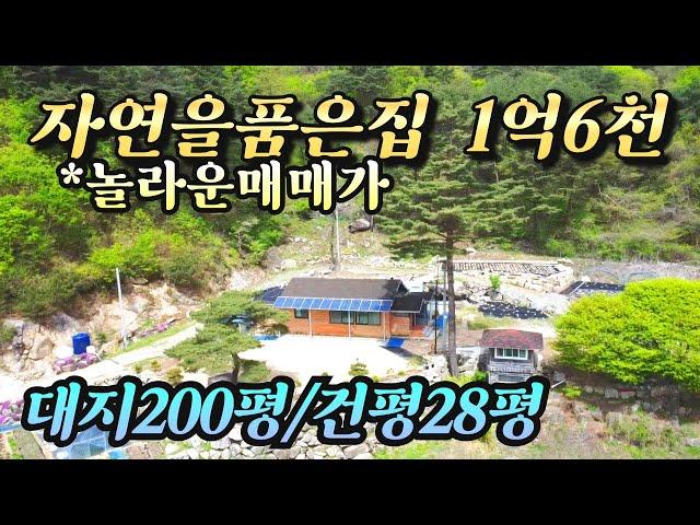 (홍천전원주택매매)NO.22690 자연을 품은 집 매매가 1억6천 대지200평 건평28평 홍천전원주택매매 #홍천1억대전원주택 / 양평다온부동산 010-7124-7807