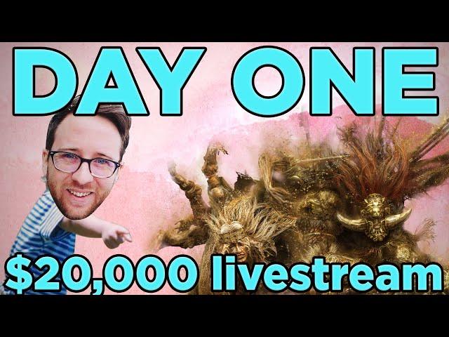 Let's raise $20,000 for Mental Health while playing Elden Ring | #StayDetermined Day 1