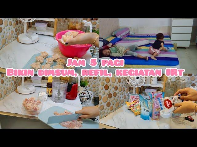 HABIS SAHUR LANGSUNG BIKIN CEMILAN BUAT ANAK ANAK | DIMSUM MENTAI | REFIL