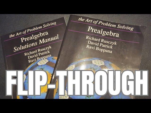 Art of Problem Solving Prealgebra Math Curriculum FLIP-THROUGH