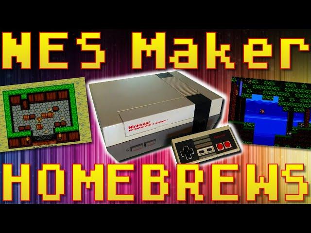 *43 WILD* Homebrew Nintendo NES Maker Games!!!