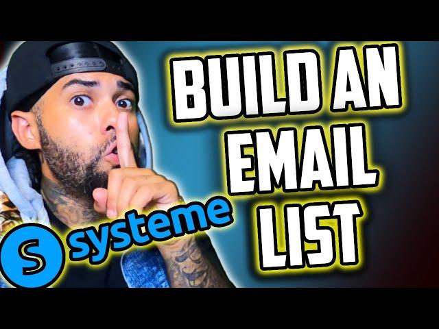 How To Create A Landing Page | Grow An Email LIST | Systeme.io