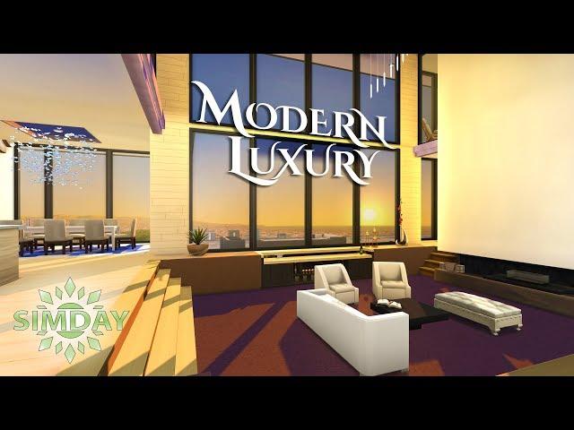 Modern Luxury House to Die For | Relaxing The Sims 4 Stop Motion Speed Build