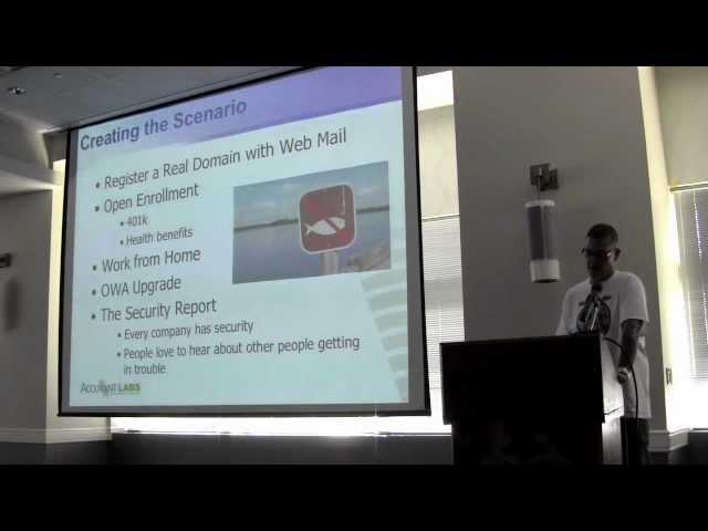 HouSecCon 2012 - Advanced Phishing Techniques (Martin Bos and Eric Milam) Part 1