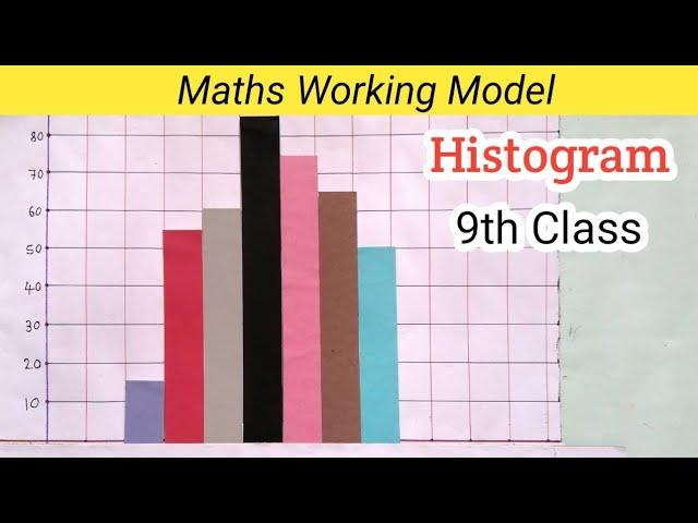 Maths Working Model on Histogram Statistics | Maths Working Model for class 9 | 9th Class Project