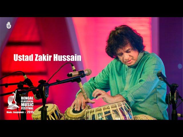 Ustad Zakir Hussain at Bengal Classical Music Festival 2015