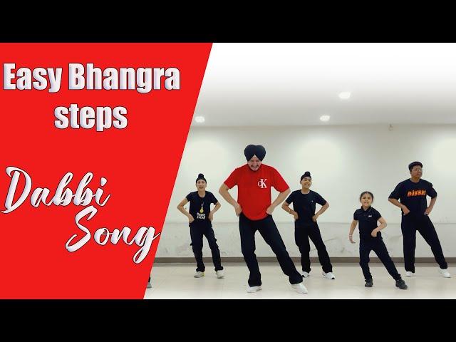 Easy bhangra steps on Dabbi Song Amrinder gill | Punjabi bhangra video tutorial ​⁠@BhangraZone7