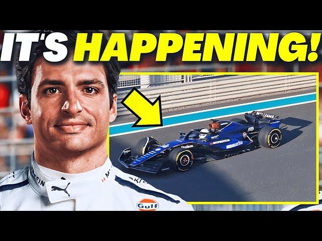 Carlos Sainz's HUGE REVENGE on Ferrari After Post-Season TEST With Williams Got LEAKED Abu Dhabi GP!