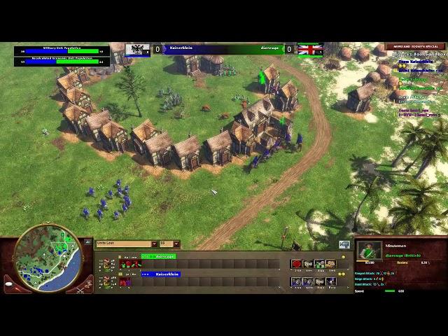 [AoE3] ESOC Showmatch: Kaiserklein vs Diarouga