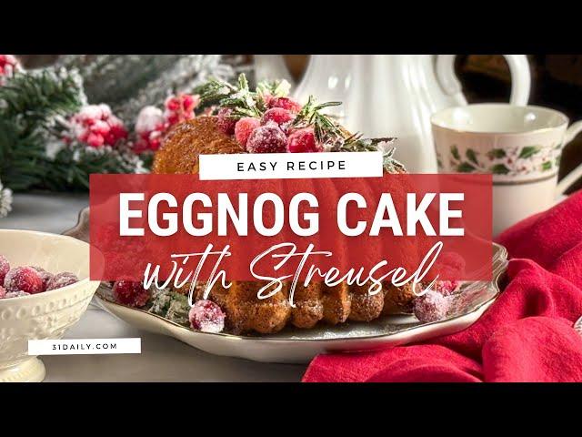 Eggnog Cake Recipe