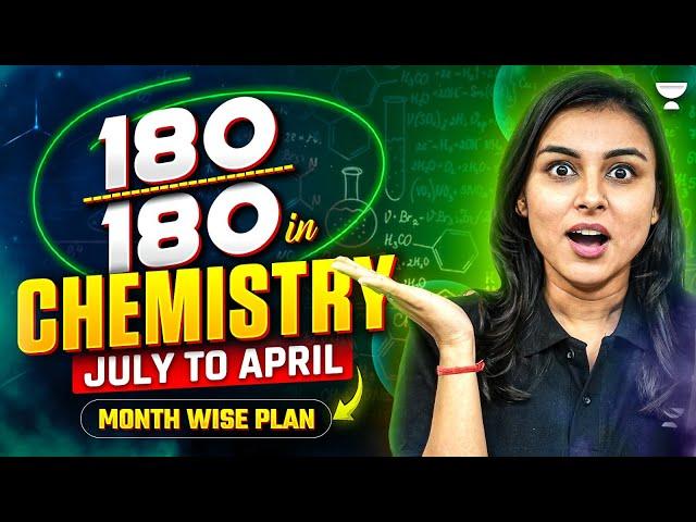 NEET 2025 Month Wise Planner Score 180 / 180 In chemistry | NEET 2025 Strategy | Anushka Choudhary