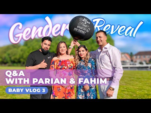 Afghan Gender Reveal Party | Q&A Parnian & Fahim Tanweer | Baby Vlog 3 | GIRL? or BOY?