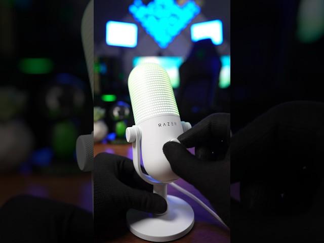 Chromafy your setup with the Razer Seiren V3 Chroma in white#razer #gaming #microphone #chroma