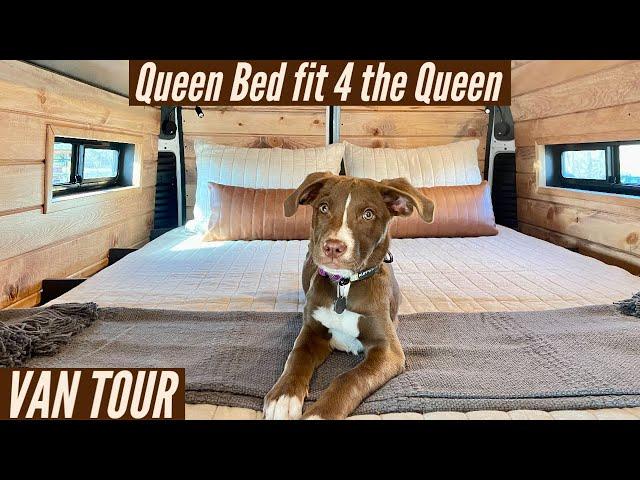 STUNNING 159 EXTENDED PROMASTER// VAN TOUR// WITH A FULL QUEEN BED!!