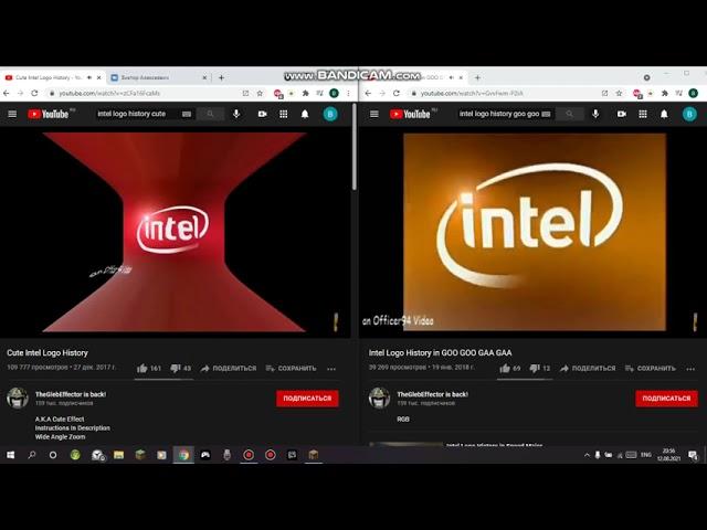 Intel Logo History in Happy Effect Spilt Version