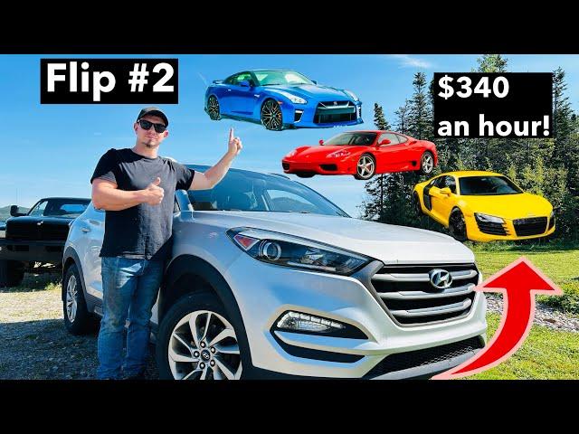 Flipping cars until I can afford a Supercar! I paid $200 for this Hyundai Tucson!