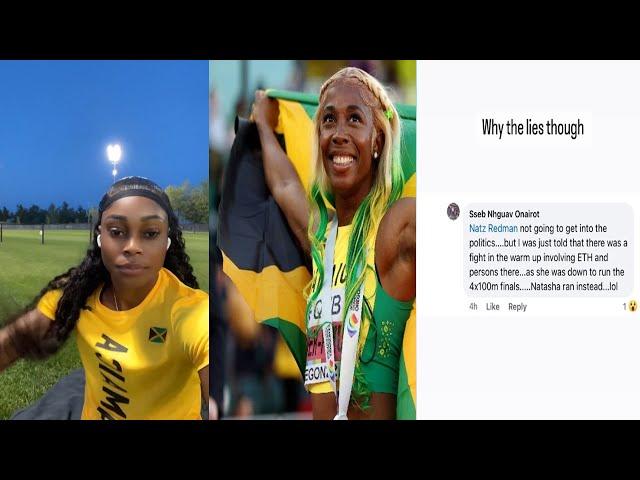 Elaine Thompson Herah React & Expose Lies About Demanding Shelly Ann Leg Of The 4*100 Relay