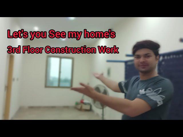 #Hamza Sattar Velog || construction work in my house on 3rd Floor#Hamza sattar entertainment channel