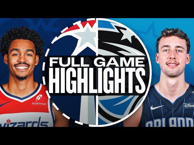 WIZARDS at MAGIC | FULL GAME HIGHLIGHTS | November 10, 2024