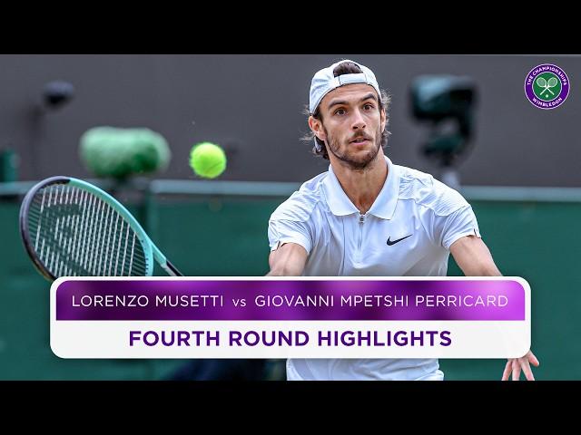 Gripping thriller! | Lorenzo Musetti vs Giovanni Mpetshi Perricard | Highlights | Wimbledon 2024