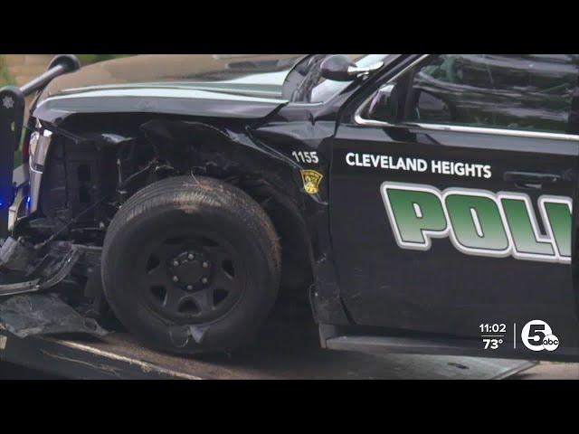 Cleveland Heights police looking for black Jaguar that fled from officers