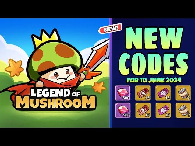*New* Legend of Mushroom Codes 10 June 2024 || Legend of Mushroom Redeem Codes