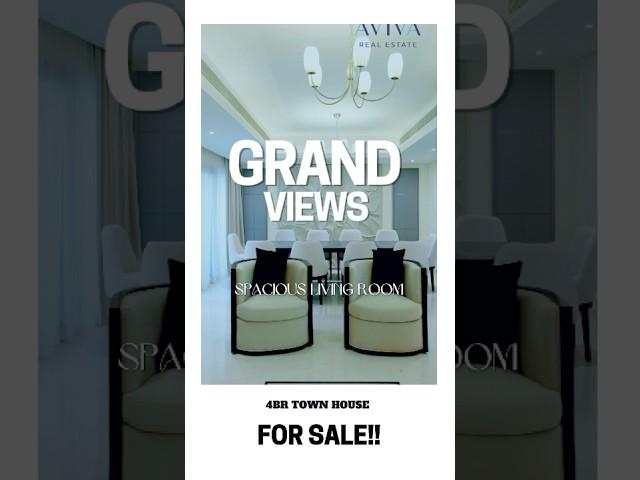 STUNNING 4BR TOWNHOUSE FOR SALE! || GRAND VIEWS ||#home #grandview #dubairealestateinvestments