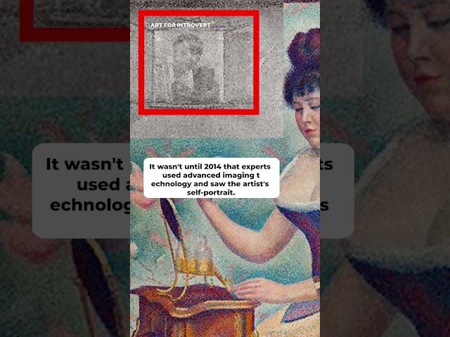 What’s behind the Young Woman Powdering Herself by Georges Seurat?