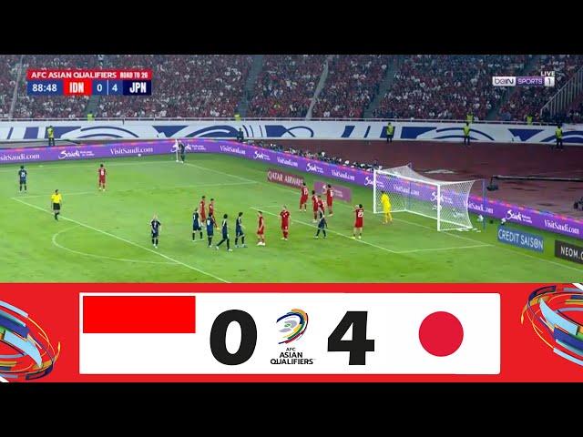 Indonesia vs. Japan [0-4] | AFC Asian Qualifiers 2026 | Match Highlights!