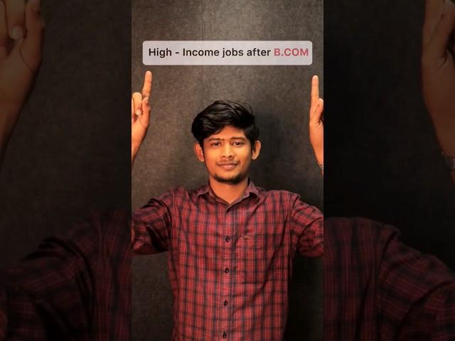 High Salary Jobs After BCom - Job & Career Options, Opportunities for B.Com Students