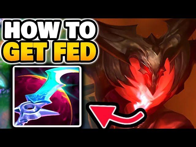 How to get FED & CARRY on RED KAYN w/ BUFFED JUNGLE XP in Patch 14.10