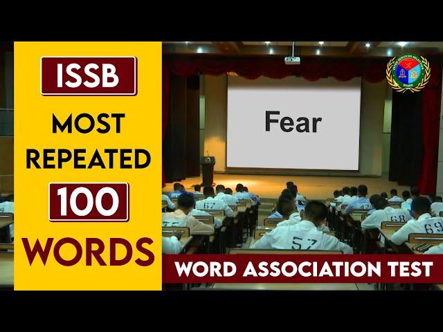 Word Association Test (Set 2)  |  WAT  | Original Words | ISSB |  Ex-ISSB Psychologist