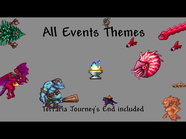 All Terraria Events Themes ( Terraria Journey's End Included )