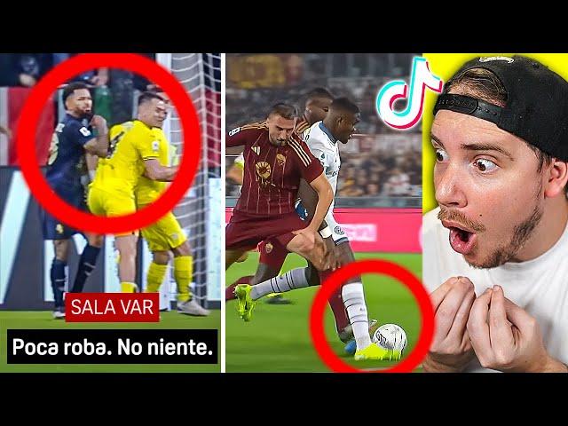 JUVE e ROMA LADRI!! - LO SCANDALO degli ARBITRI di SERIE A - REAZIONE ai TIKTOK sul CALCIO!!