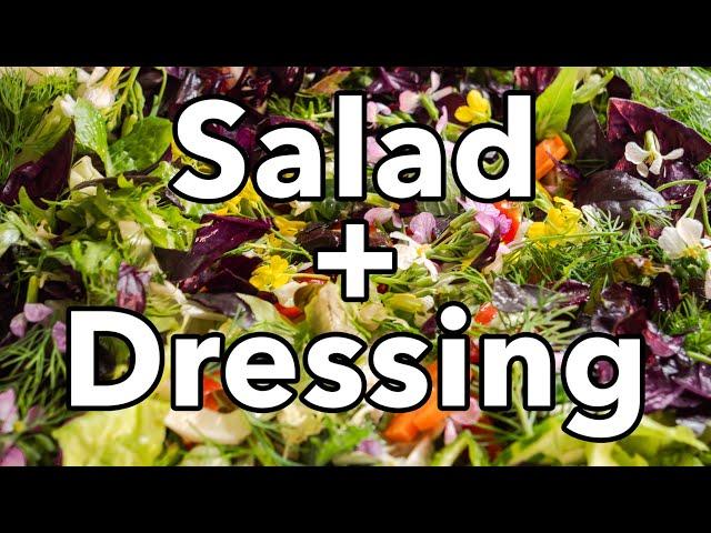 How to Make a Tasty Salad + Salad Dressing Every Time | Healthy Salad Recipe 