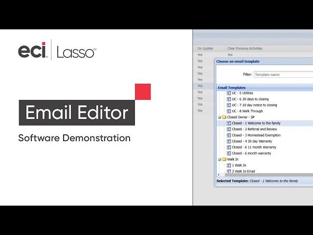 Home Builder CRM for Effective Email Marketing Strategies | Lasso CRM Product Demo