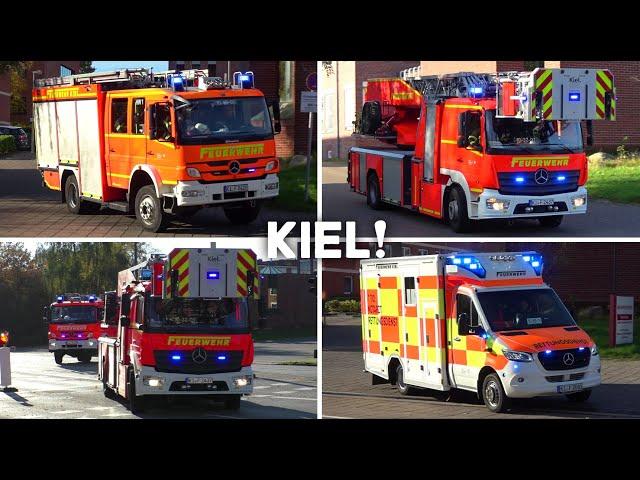 [LANDESHAUPTSTADT KIEL!] - Feuerwehr und Rettungsdienst im Dauereinsatz | Einsatzfahrten