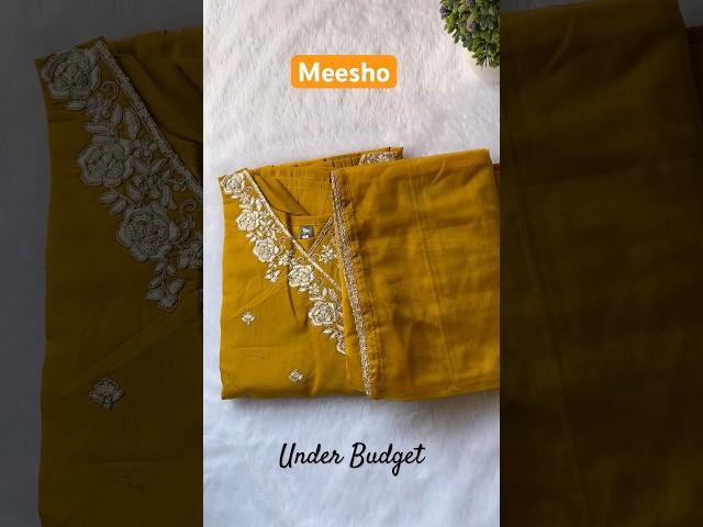 #trending I got this Anarkali Suit Set from Meesho #meesho #ytshorts Meesho Kurta Set under budget