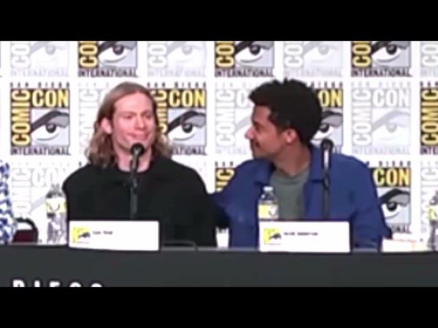 Sam Reid and Jacob Anderson Sweet Moment At Comic-Con (Interview With The Vampire AMC)