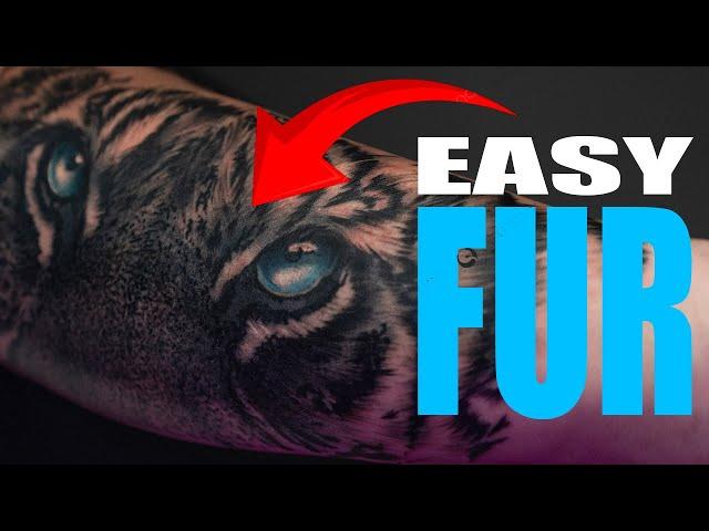 HOW TO Tattoo FUR..The EASY WAY (Tutorial)