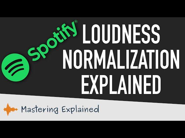 Spotify mastering levels how-to | Loudness normalization explained