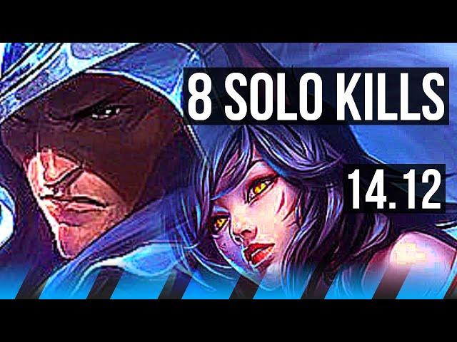 TALON vs AHRI (MID) | 8 solo kills, 47k DMG, 800+ games, Dominating | EUW Grandmaster | 14.12