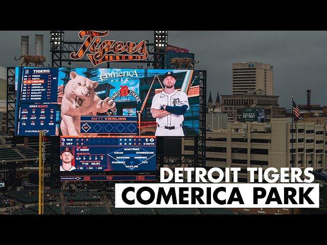 2nd Largest LED Display in Baseball | Detroit Tigers | Comerica Park