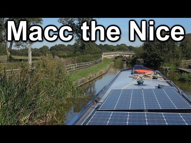 196. Narrowboat journey onto the Macclesfield canal from the end of the Caldon.