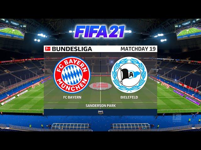 BAYERN MUNICH vs BIELEFELD - Bundesliga 2021 @ Allianz Arena | Gameplay Full HD [1080p60fps]